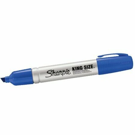 BSC PREFERRED Blue Sharpie King Size Markers, 12PK H-255BL